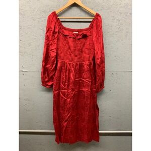 Maurices Red Midi Dress